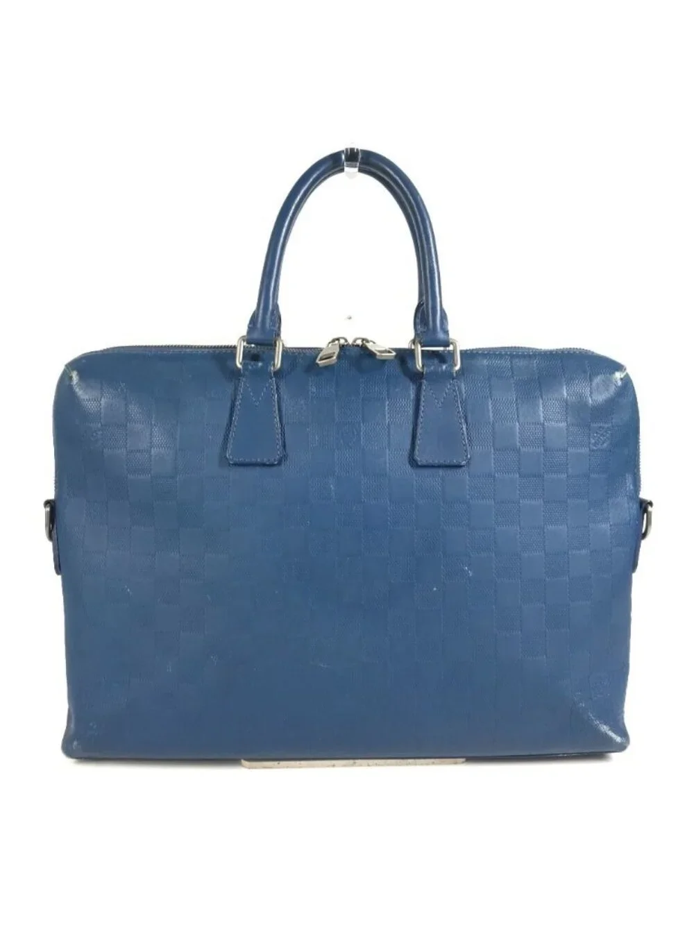 Louis Vuitton Business Bag Porte Documents Jour Pdj Damier Infini Leather Blue